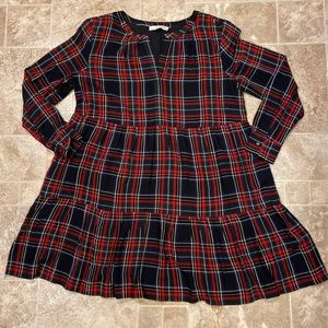 LOFT Plaid Dress